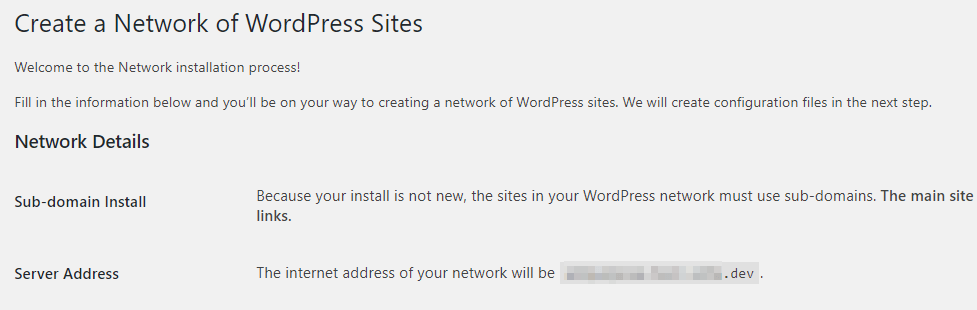 Cấu hình network wordpress multisite