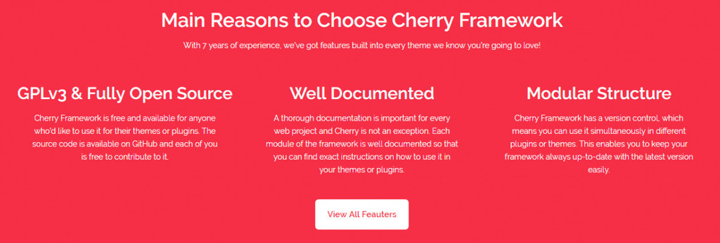 cherry framework