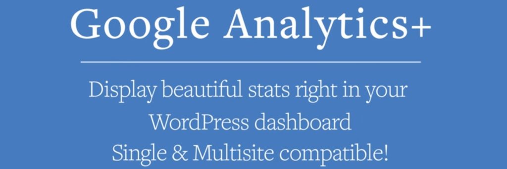 Google Analytics + WordPress plugin