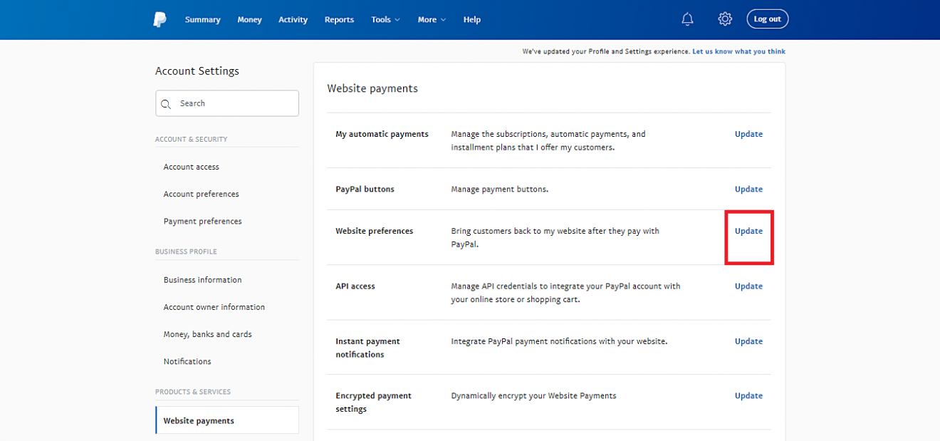 Cách thiết lập PayPal trên WooCommerce bằng PayPal Identity Token