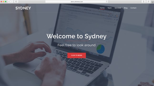 theme WordPress free responsive sydney