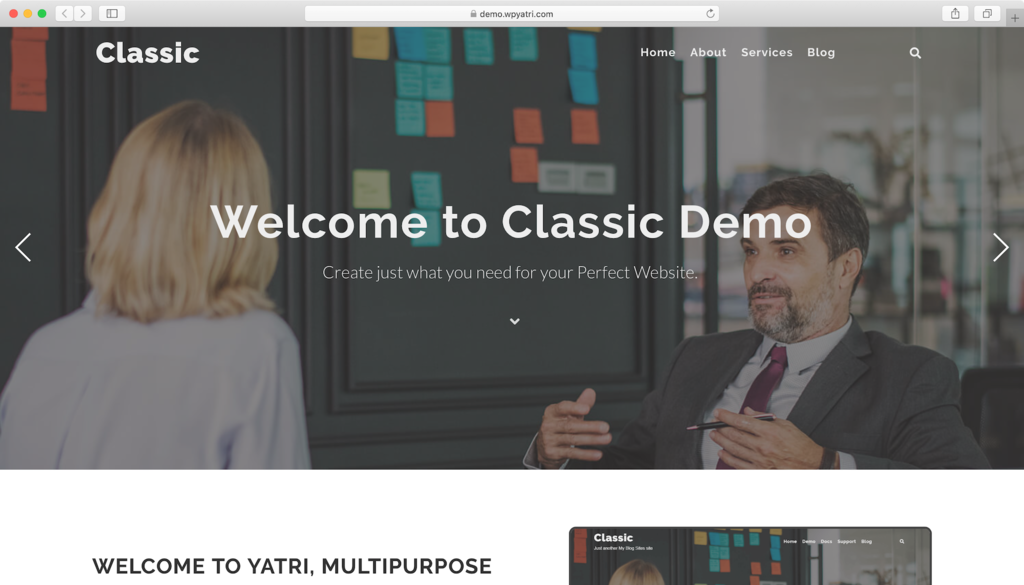 Theme WordPress Free Yatri